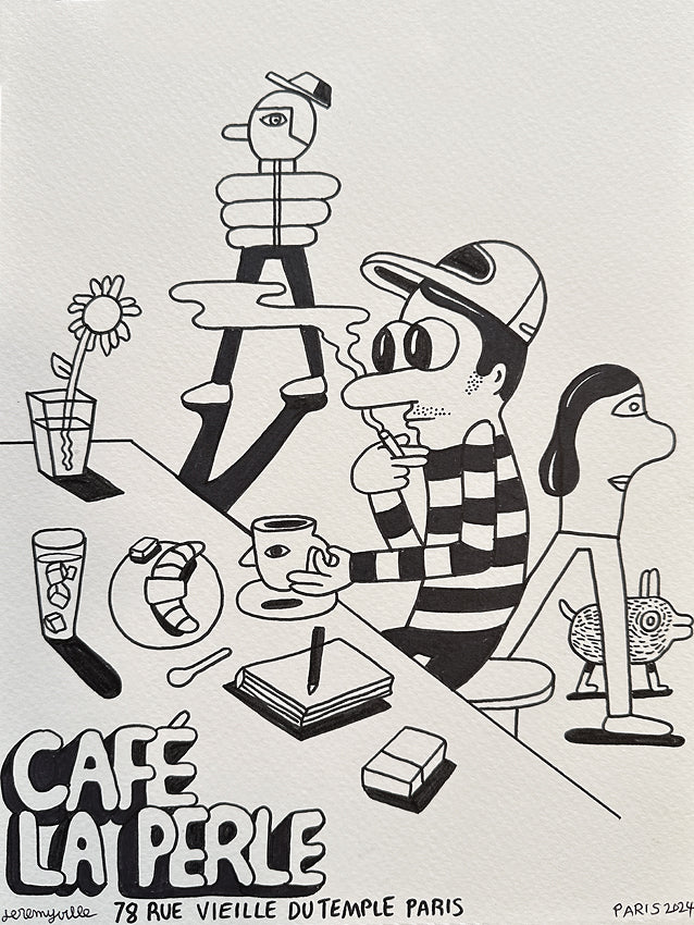Cafe La Perle (drawing)