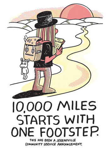 10,000 Miles Starts With One Footstep