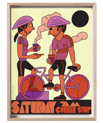 Saturday 7am Coffee Stop (signed edition)