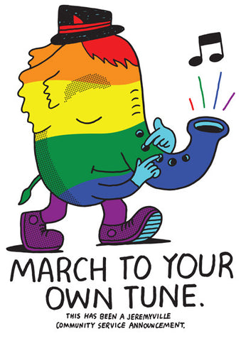 March To Your Own Tune - Rainbow