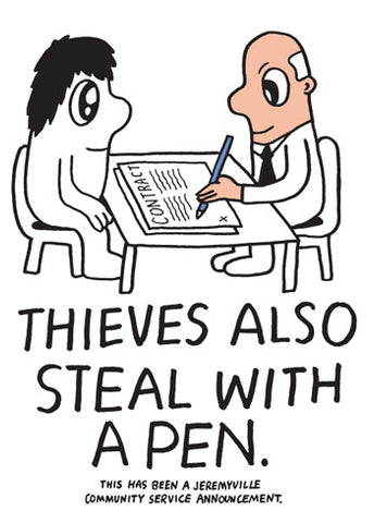 Thieves Also Steal With A Pen
